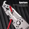 18 in 1 Foldable Wire Stripper Multifunctional Wire Stripper Crimper Cable Cutter Pliers Stainless Steel Wire Stripper Tool 4