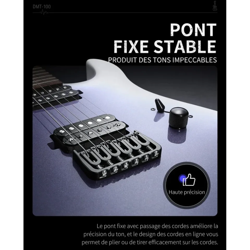 Donner-DMT-100エレキギター,ポータブルトラベルプレイ - AliExpress