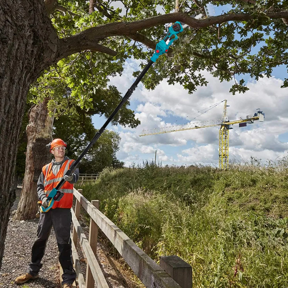 ONEVAN 4500W Bürstenlose Elektrische Teleskopstange Kettensäge 8 Zoll Hohe Astsäge Baum Beschneiden Garten Werkzeuge Für ONEVAN 18V Batterie – Detail 15