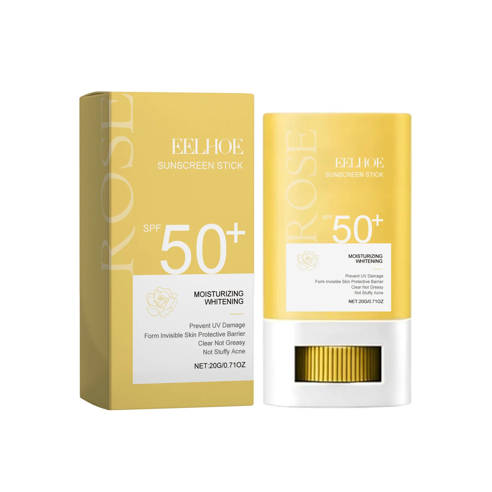 EELHOE Sunscreen Whitening Cream Spf50 Uv Protection Sunblock Brightening Face Body Blenching Skin Care Sun Protection Cream 20g