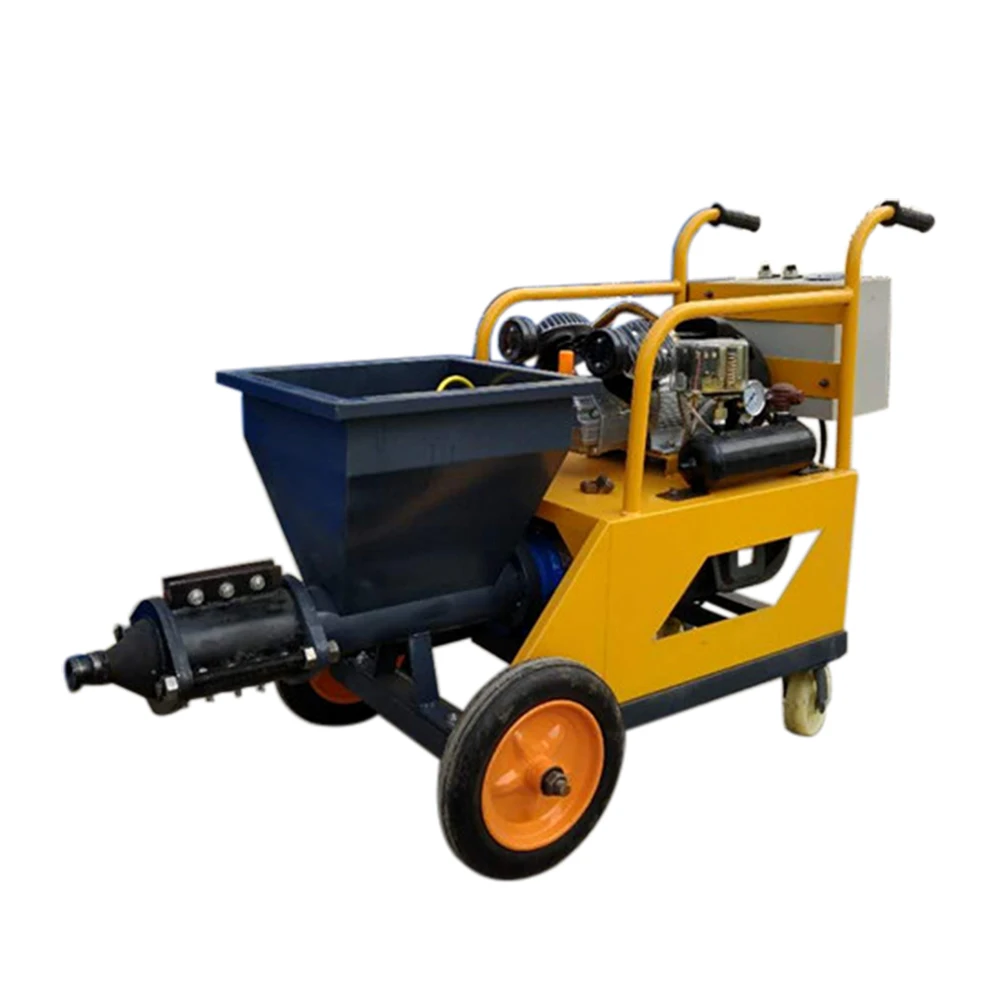 

YG 5m3h Portable Waterproof Coating Spraying Machine High Quality Mortar Plastering Cement Grout Injection Pumping Equipment