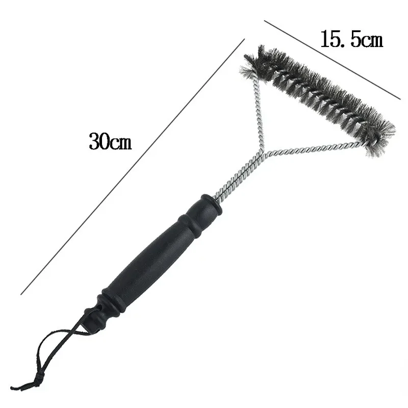 Barbecue Grill Cleaning Tools Grill Brush BBQ Brush Stainless Steel Bristles