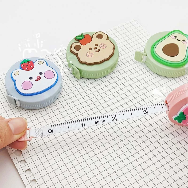 1.5M Body Tape Measure Retractable Measuring Tape Lock Pin Button Retract for Cloth Waist Measurement Medical Nursing 4 S4e3f791441ba4d2dbd163fed10c8f71bL