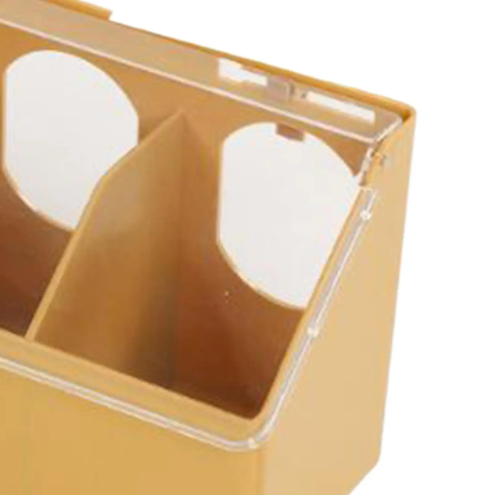 Pigeon Feeder Three Hole Hanging Cage Box for Bird Cage Breeding Pairing Parakeet