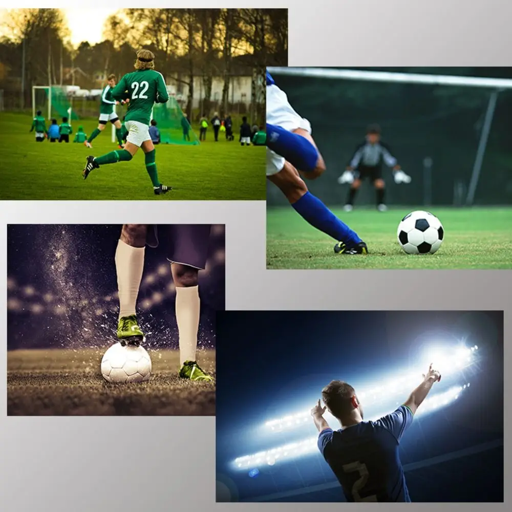 1 Pair Anti-Slip Kids Goalie Gloves Finger Protection Cushioning Goalkeeper Gloves Breathable Wear Resistant Soccer Match