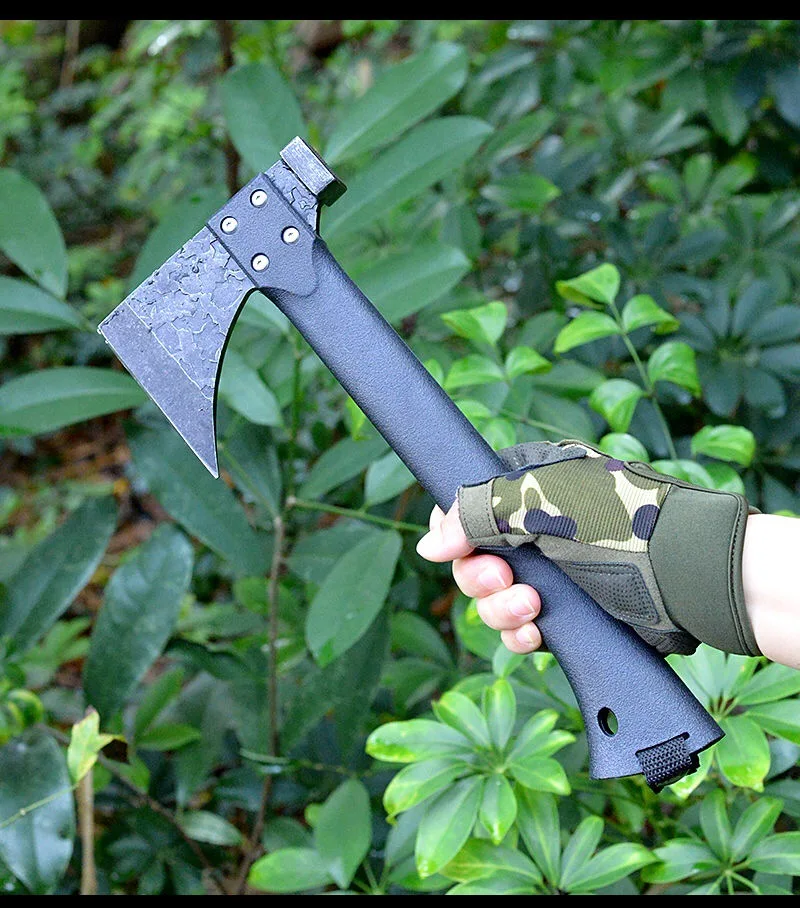 Description Picture 5 of itemOutdoor mountain cutting, wood cutting, wilderness survival equipment, multifunctional fire emergency, high-quality axe