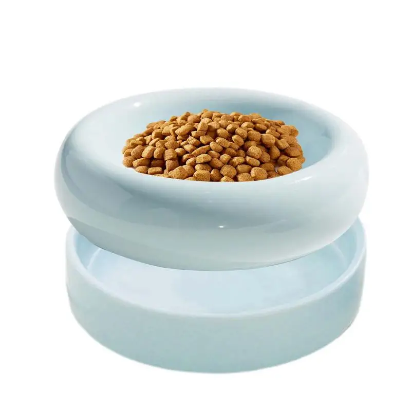 

Cat Food Stand Puppy Feeder Cat Bowl Ceramic Cat Water Bowl Pet Accessories Kitten Food Container For Feeding & Watering