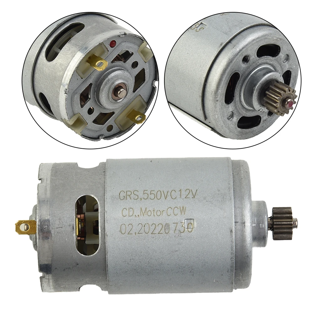 Precision engineered and Smooth running 12V 13 Tooth RS550VC8518 Gear Motor for GSR12V15 3601H68102 elektrischeo