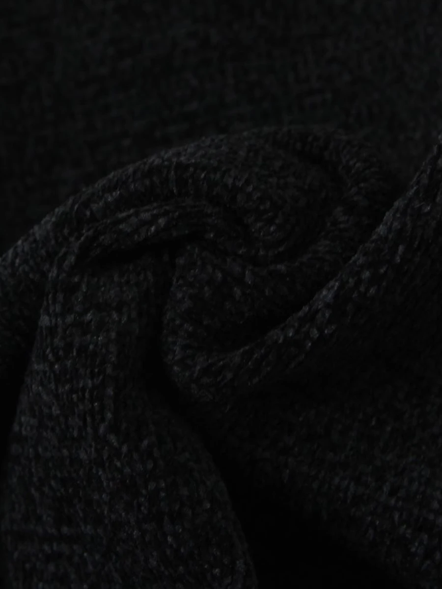 Women's V-Neck Knitted Mini Dress, Short Sheath Dress, Fabric Chenille, Slim, Sexy, Plus Size, Fall 2024, Good Quality, 8938