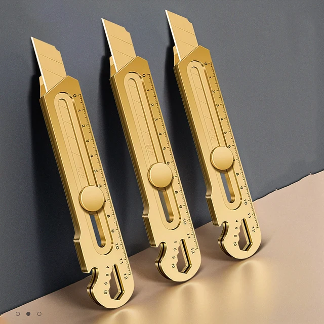 6 in 1 Multifunction Pocket Knife Box Cutter нож 18mm/25mm Stainless Steel Utility Knife Couteau Multi-tool Art Office Supplies 1