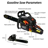 9800W High-Power Chainsaw Logging Saw 87CC 2-Stroke Petrol Gasoline Chain Saw Cutting Logging Chain Saws Power Tools 3