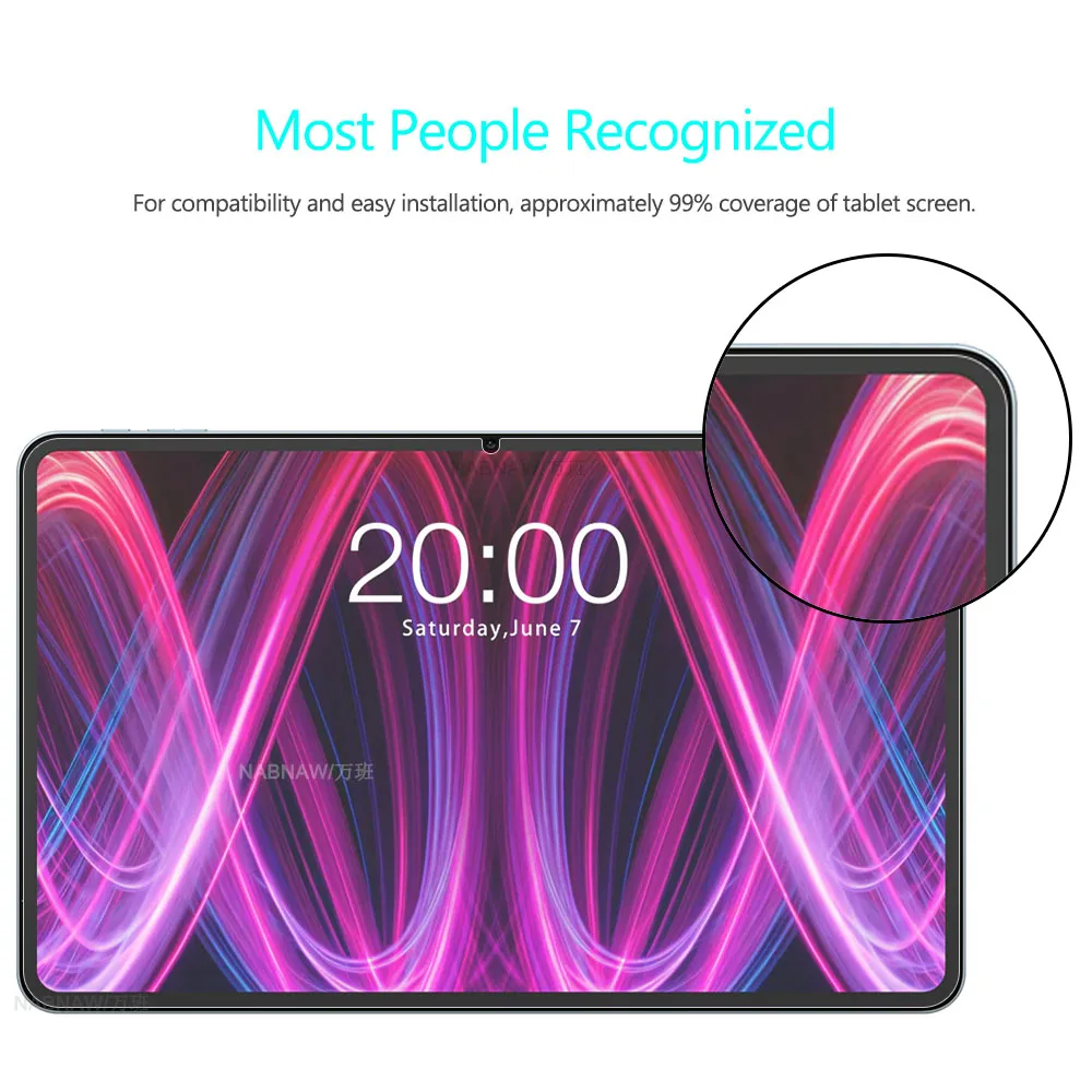 2 Pieces Clear Hard Film HD Screen Protector Scratch Proof Tempered Glass For Teclast T60 Plus 12 3