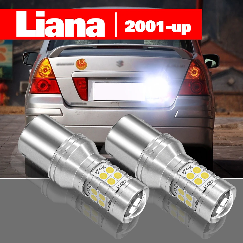 

For Suzuki Liana 2001-2021 2pcs LED Reverse Light Backup Lamp Accessories 2009 2010 2011 2012 2013 2014 2015 2016 2017 2018