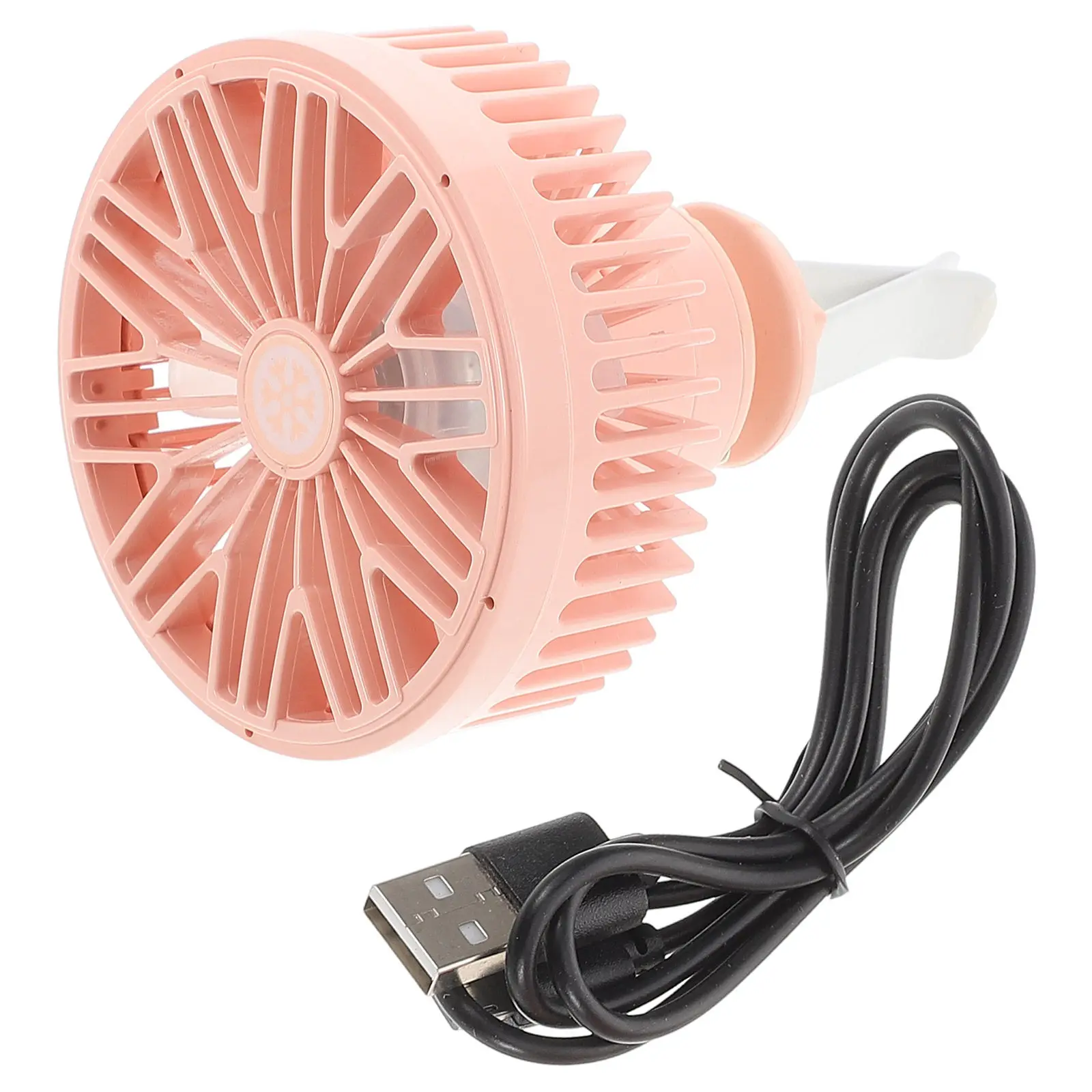 휴대용 USB 자동차 팬 소형 창의적인 자동차 인테리어 팬 클립 조절 가능한 속도 냉각 휴대용 자동차 팬 에어벤트 팬