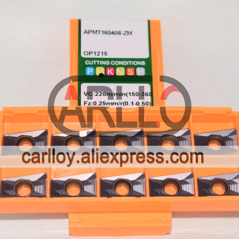 Original APMT 160408 -ZM OP1215/APMT 160408 -ZM OP1315 CNC-Hartmetalleinsätze Schneidwerkzeugplatte APMT 160408