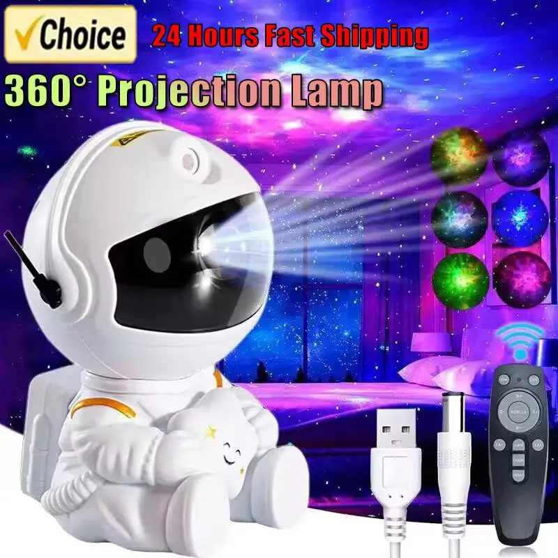 Galaxy Star Astronaut Projector LED Night Light Starry Sky Porjectors Lamp Decoration Bedroom Room Decorative For Children Gifts 1 Galaxy Star Astronaut Projector LED Night Light Starry Sky Porjectors Lamp Decoration Bedroom Room Decorative For Children Gifts 1