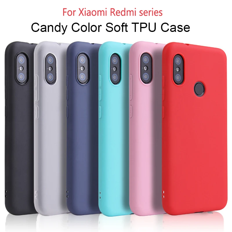 Vibrant Candy Color Matte Silicone Soft Phone Case