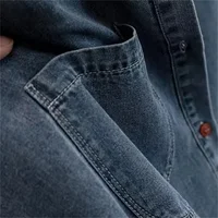 Chemise de cowboy à simple boutonnage pour femme, col polo confortable, chemisier pour femme, nouvelle mode, printemps, automne, 2024 4