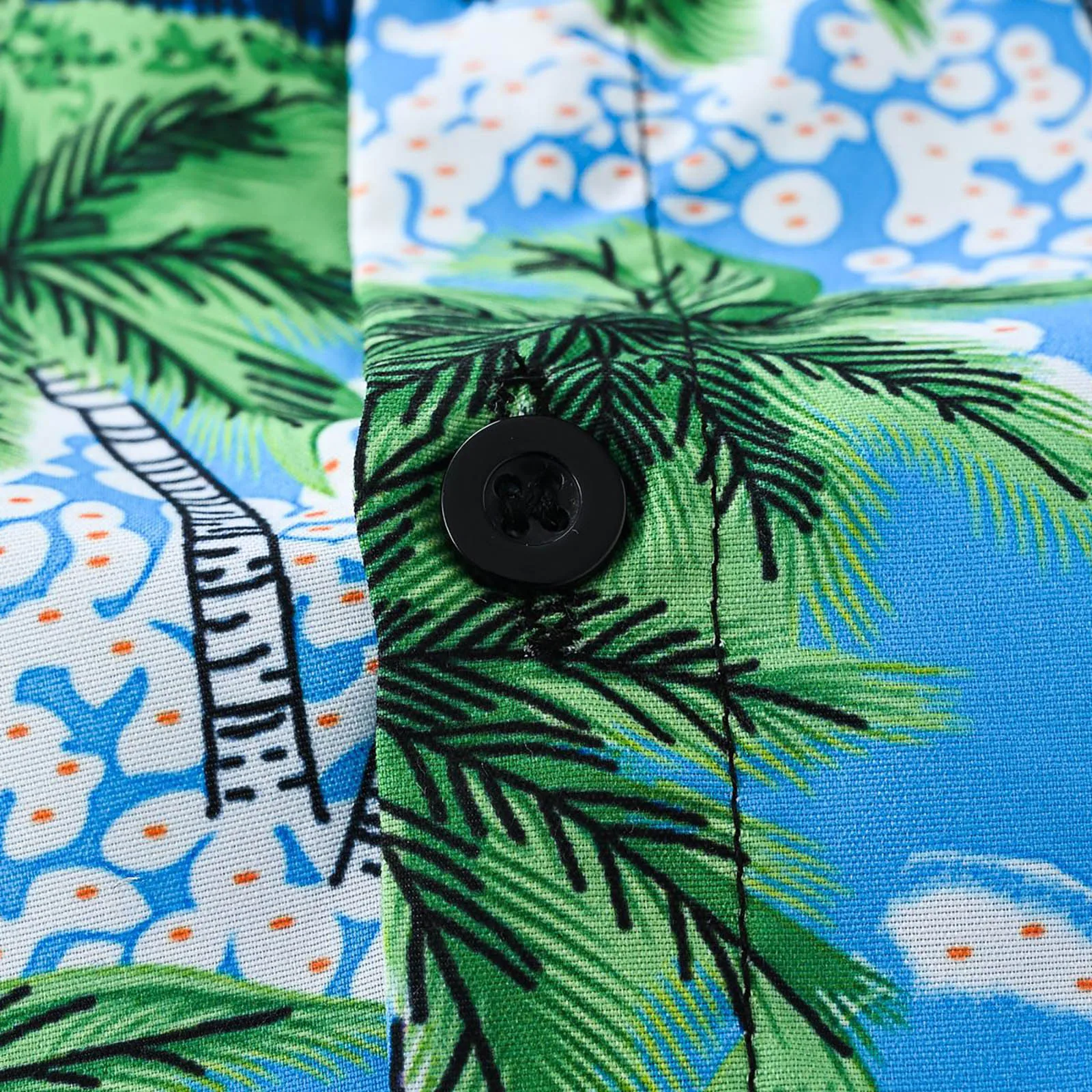 Jungen lässig Hawaii-Stil Kostüm Set Kurzarm Print Shirt mit Shorts Eimer Hut Sommer tropischen Strand Urlaub Outfit – Detail 35