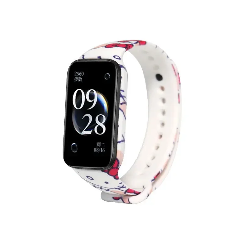 Colorful Printed Silicone Strap for Smartwatch Replacement Bracelet Band