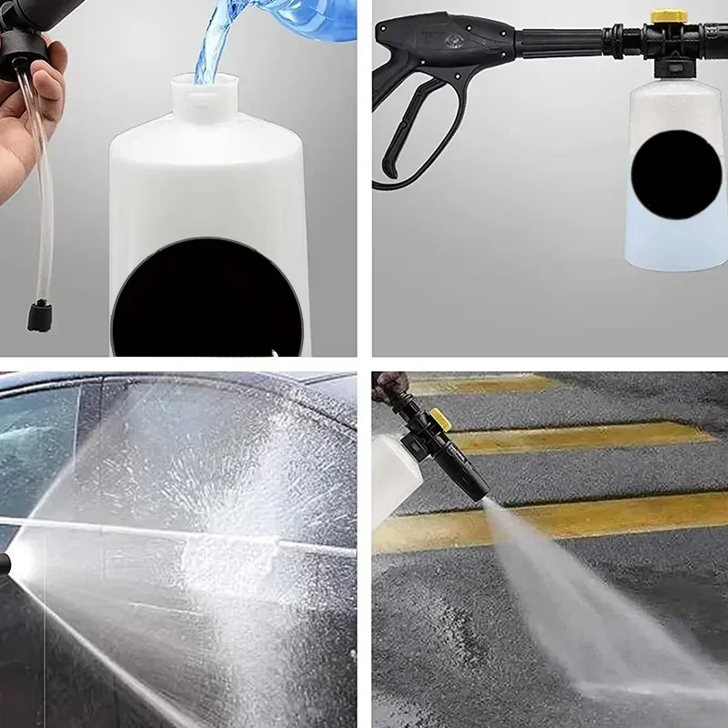 카처 K2 K3 K4 K5 K6 K7 고압세척기용 조절식 폼 캐논 키트, 스노우 폼 랜스 노즐, 자동차 세척건, 헤비 프로페셔널