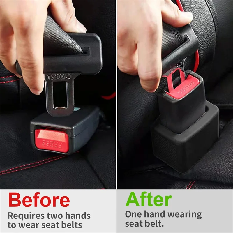 Buckle Up Car Seatbelt Guard Seat Belt Holder Durable Silicone Material Car Accessories For Kids