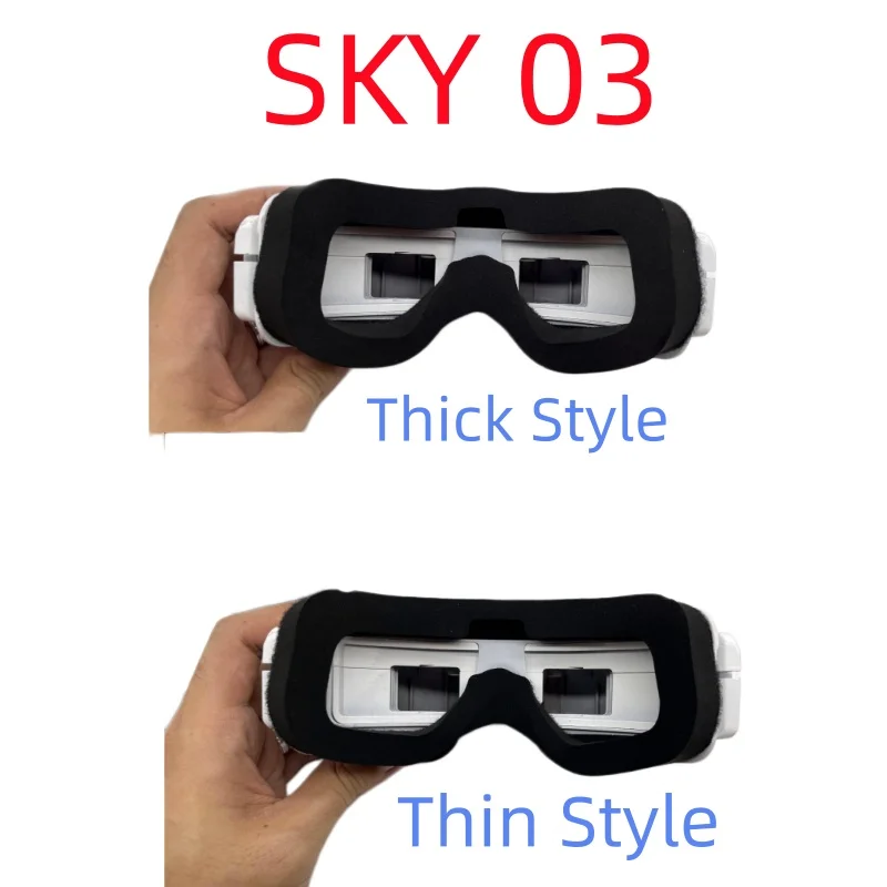 Mousse de remplacement pour écran facial FatShark HDO2 installée sur un casque, soulignant son rôle dans le confort et l'anti-transpiration.
