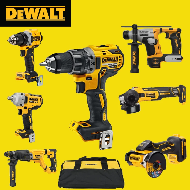 DEWALTToolSet20VDrillDCD791withDCF922DCF892DCF172DCH133