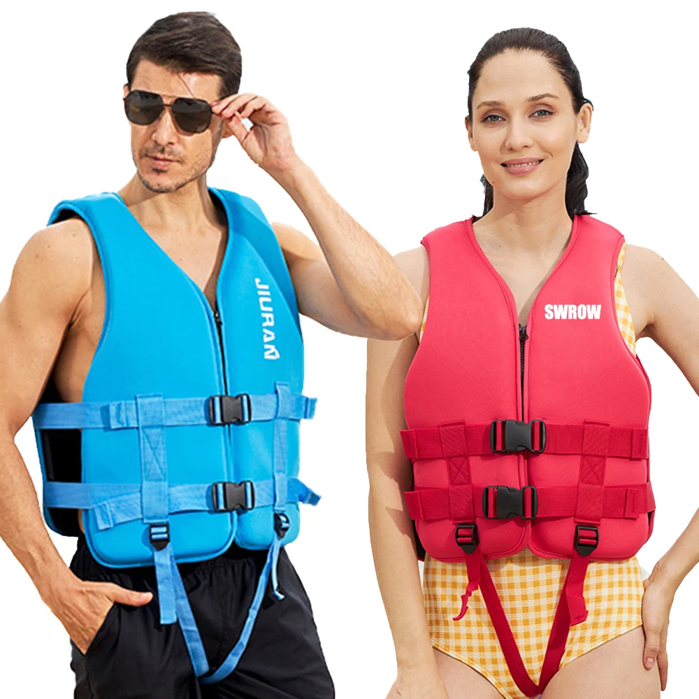 New Adult Children's Swimming Floating Jacket Neoprene Lifejacket Surfing Water Sports Kayak Fishing Swimming Safety Lifejacket outdoor adult children s exquisite printing neoprene life jacket water sports kayak boating surfing rafting safety life jacket