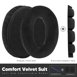 Premium Memory Foam Ear Cushion Covers - Replacement Ear Pads (Velvet Suit)