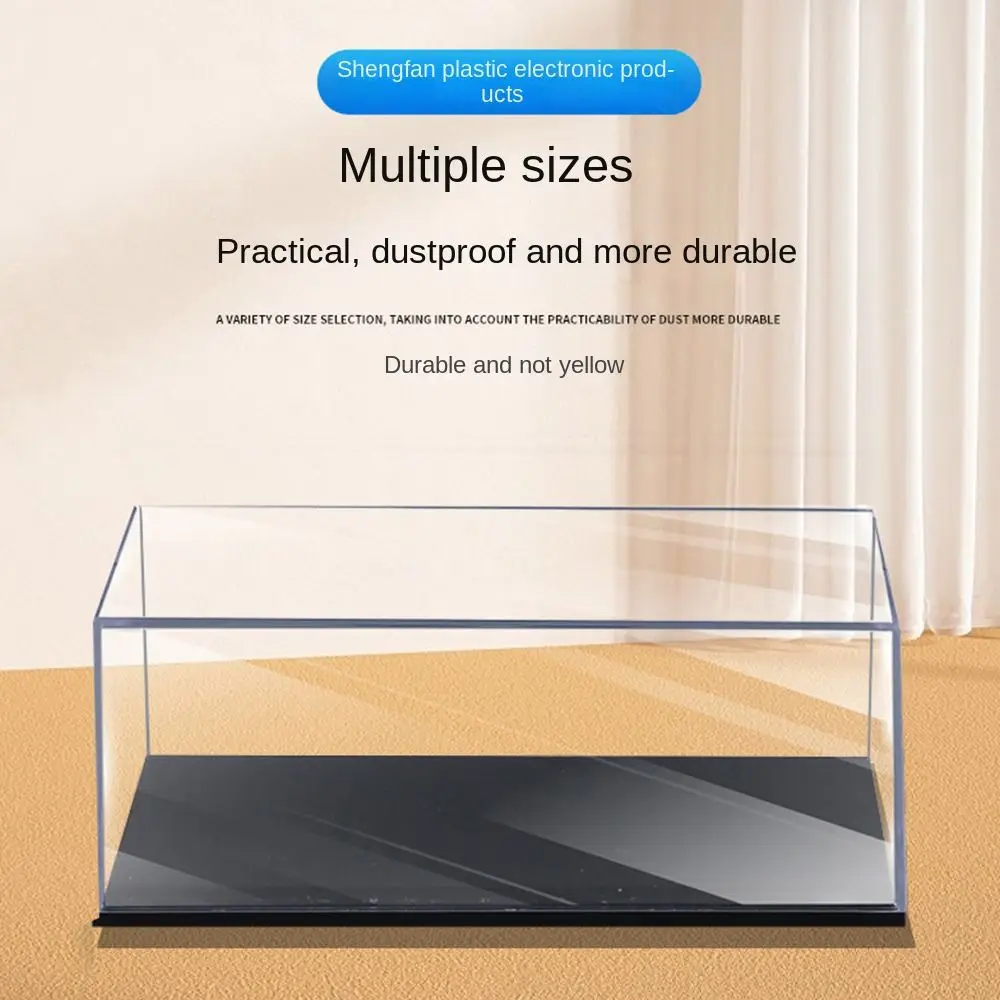 Durable 1/64 Diecast Model Car Display Box Transparent Dustproof Storage Box DIY Acrylic Display Frame Toy Figures