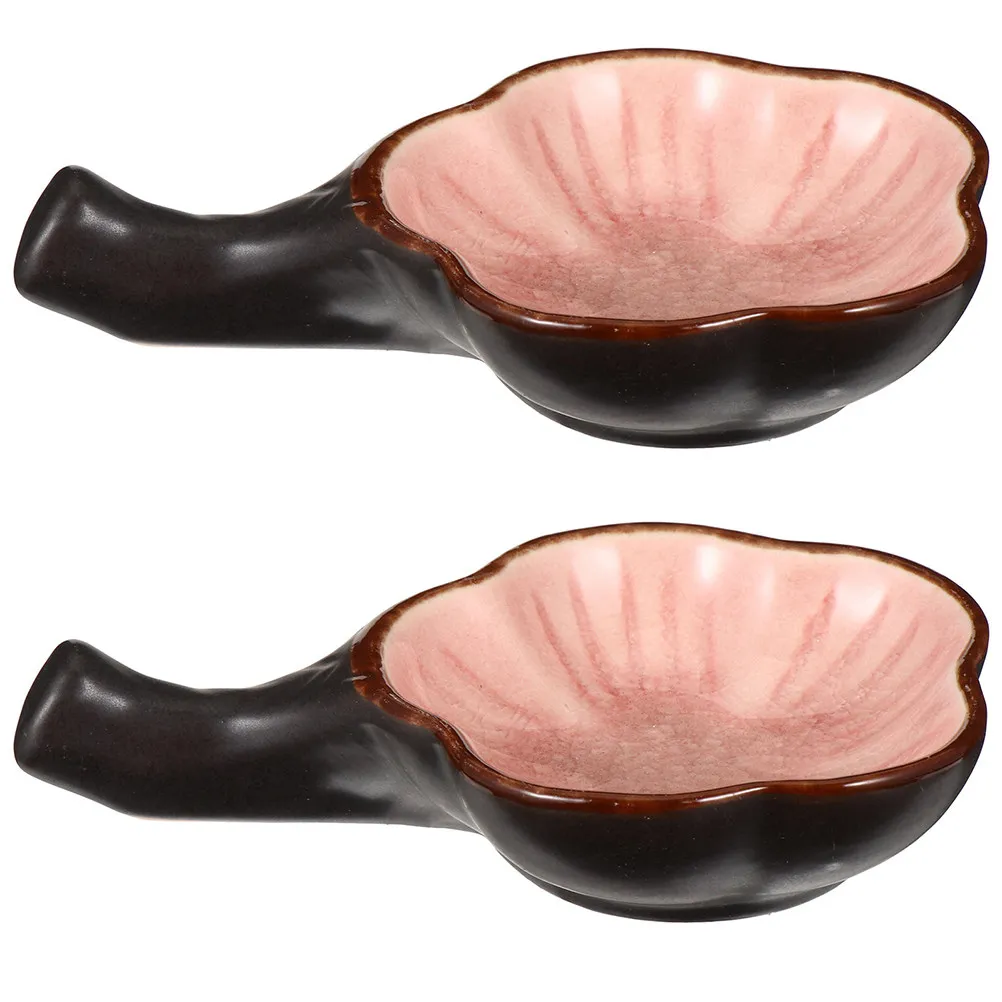 2Pcs 세라믹 잉크 접시 및 브러시 받침대 세트 서예 쓰기 그림용 우아한 손으로 광택 처리한 광택 마감 중국어 펜 랙
