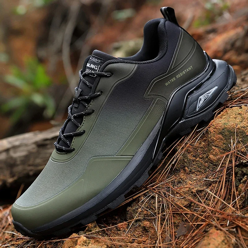 

New Summer Men Outdoor Waterproof Hiking Shoes For Men Shoes Walking Trekking Shoes Non Slip Light Training Sneakers Big Size 48