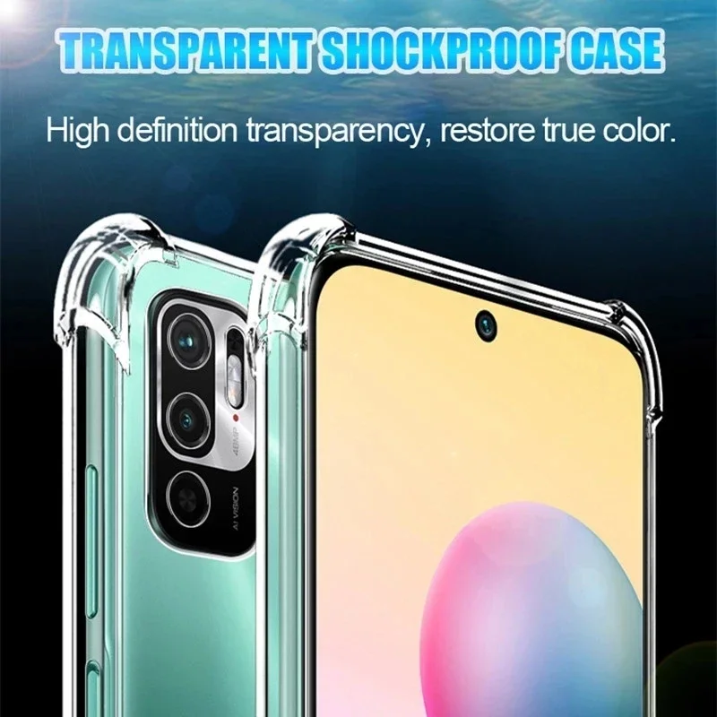 Shockproof Transparent Soft Back Phone Case