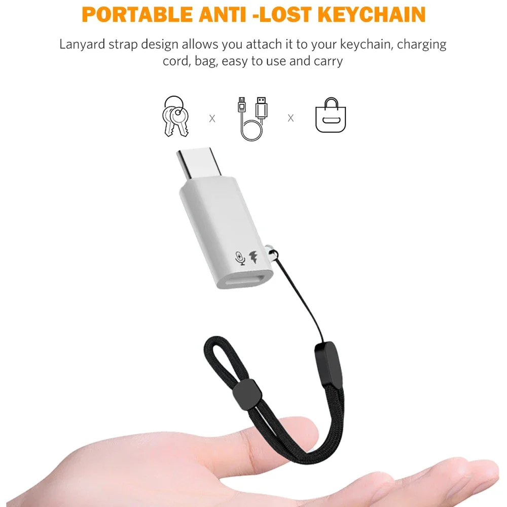 IOS Female To USB C Male Adapter Type C Charger Converter for IPhone 15 IPad Charging Data Transfer Adapters for Samsung Xiaomi