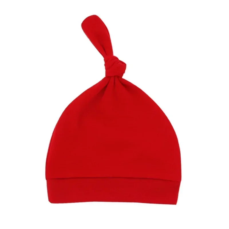 1PCS Handmade Knot Infant Hats Soft Skin-friendly Baby Girls Caps Fashion Newborn Headwear Clothing Decoration Mom Kids Gifts 3
