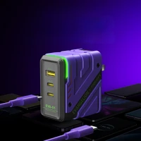 EVA EVA 01 x GamerG1 65W GaN Ultra Charger Fast Charging USB Type-C Power Adapter 3 in 1 - Image 3