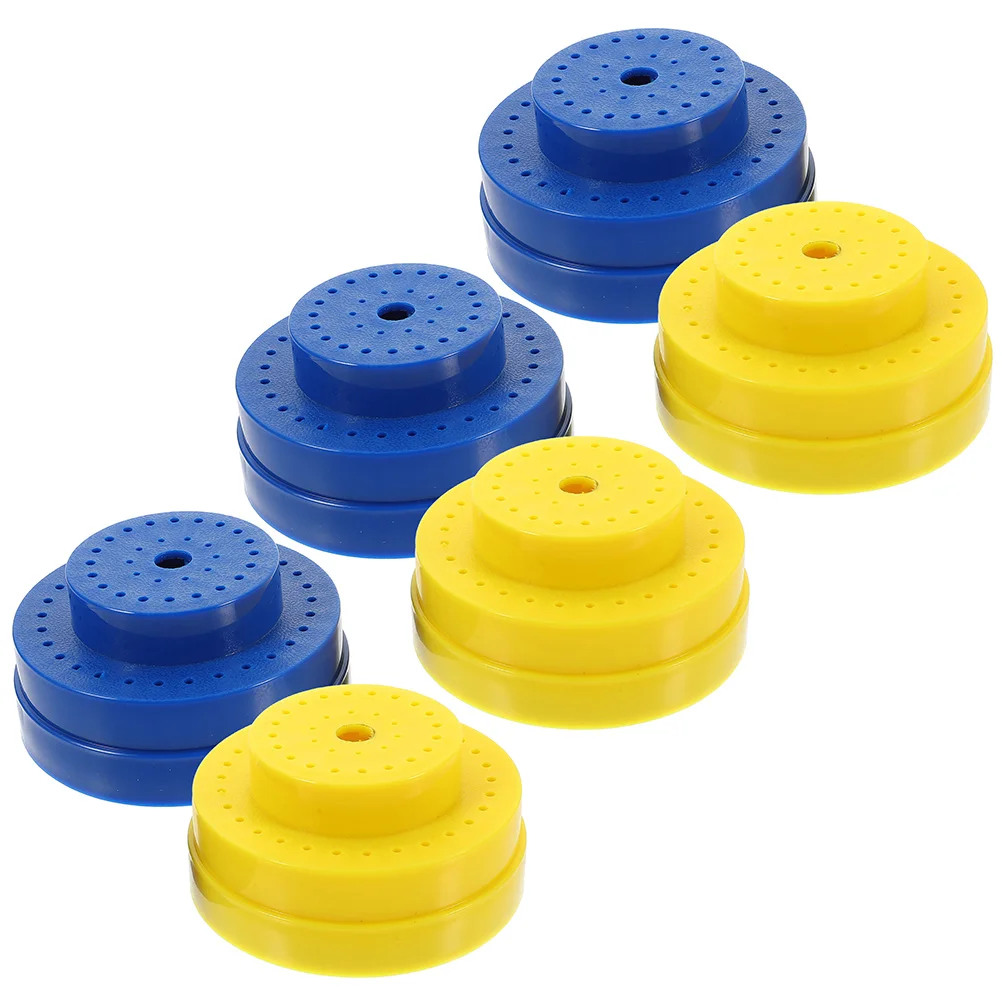 

6 шт. держатели для сверл для ногтей Подставка для хранения Сверл с 60 отверстиями держатель для сверл