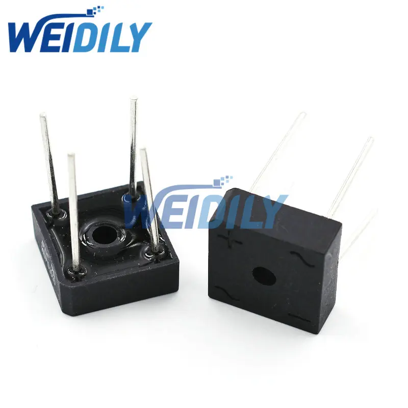 5PCS KBPC608 KBPC-608 6A 800V Single Phases Diode 4pin Bridge Rectifier New