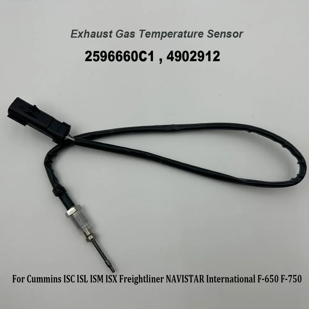 

Датчик температуры выхлопных газов 2596660C1 4902912 для C-ummins ISC ISL ISM ISX Freightliner NAVISTAR International F-650