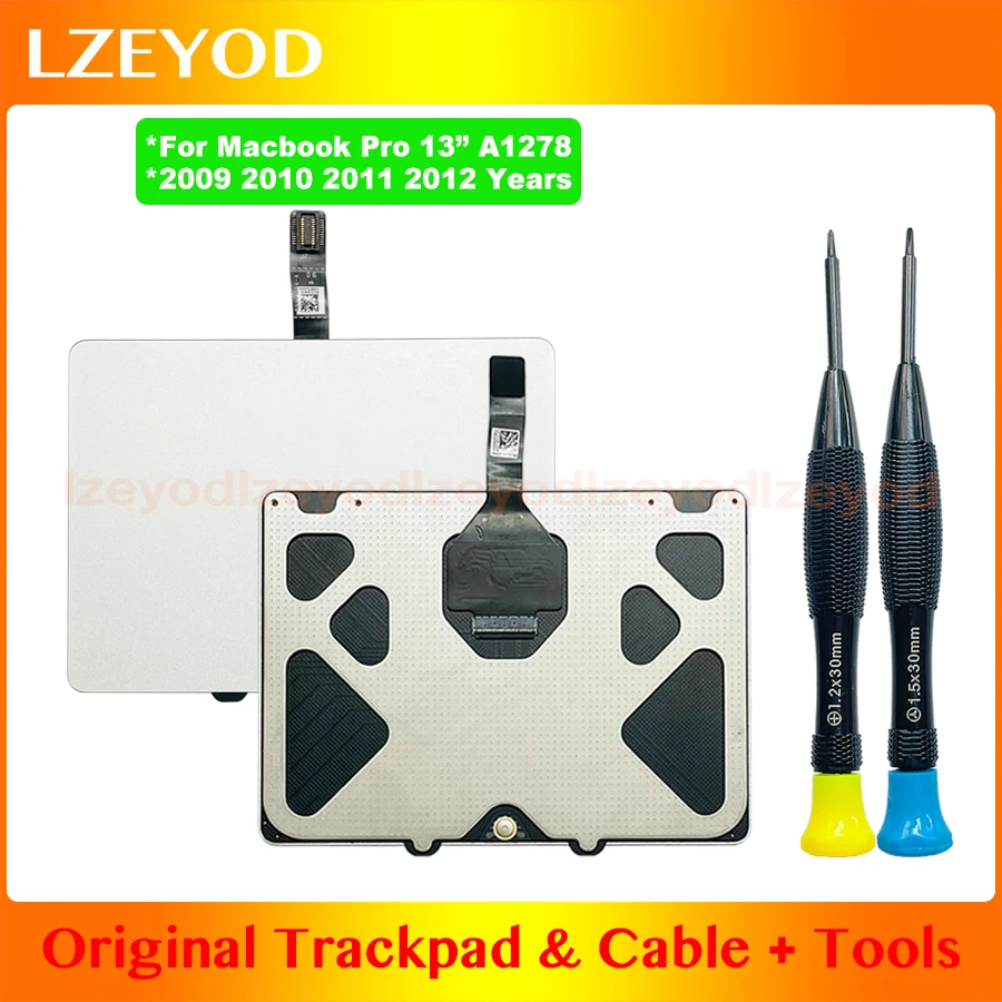 

Original A1278 Trackpad with Flex Cable with Tools 821-1254-A For MacBook Pro 13" A1278 Touchpad 2009 2010 2011 2012 Year