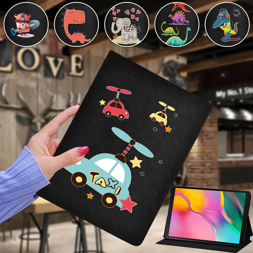 Per Samsung Galaxy Tab A7 10.4 T500/Tab 10.1 T510/Tab S5E T720/Tab A 10.5 T590/Tab A A6 10.1 Custodia Pieghevole In Pelle Per Tablet
