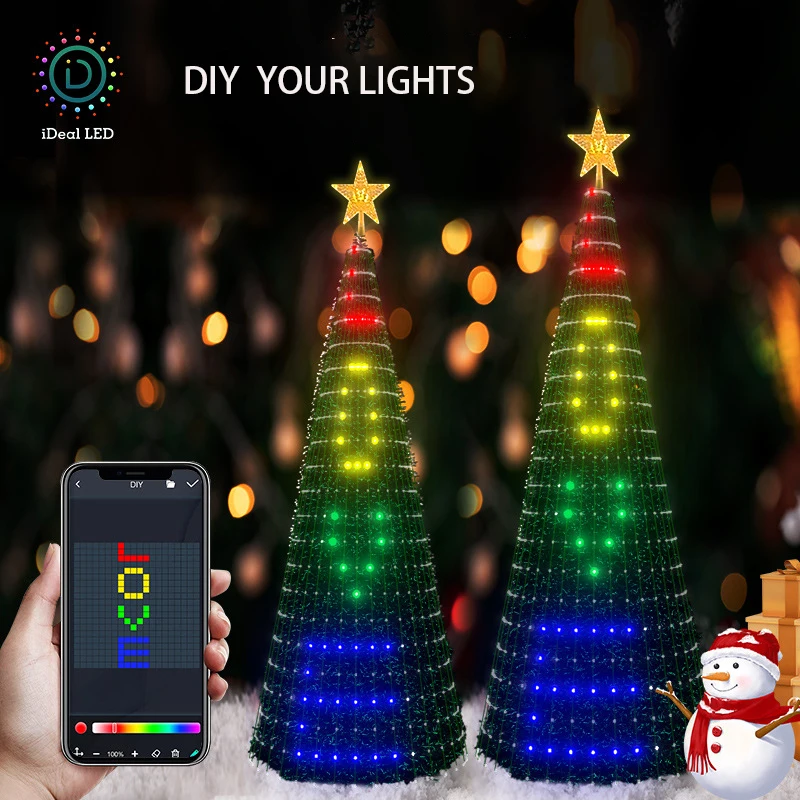 ChristmasSmartTreeLightsAPPBluetoothRemoteControlDIYXmas