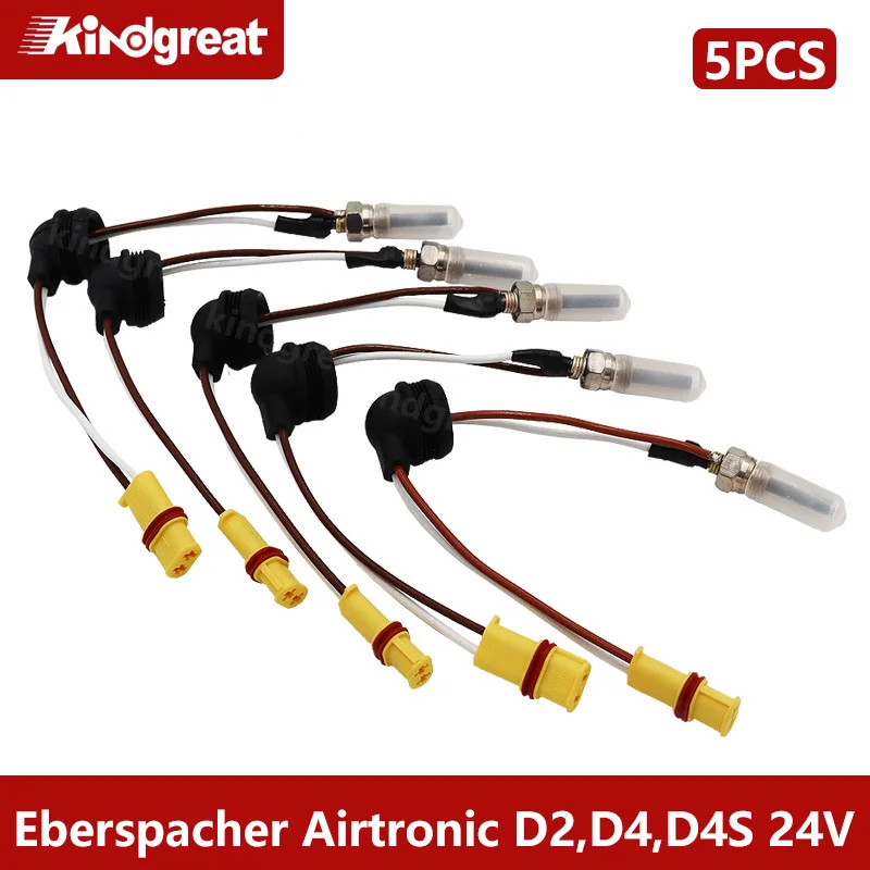 Parking Heater Glow Plug Service Kits 5PCS/Lot For Eberspacher Airtronic D2 D4 D4S 24v Heater 252070011100