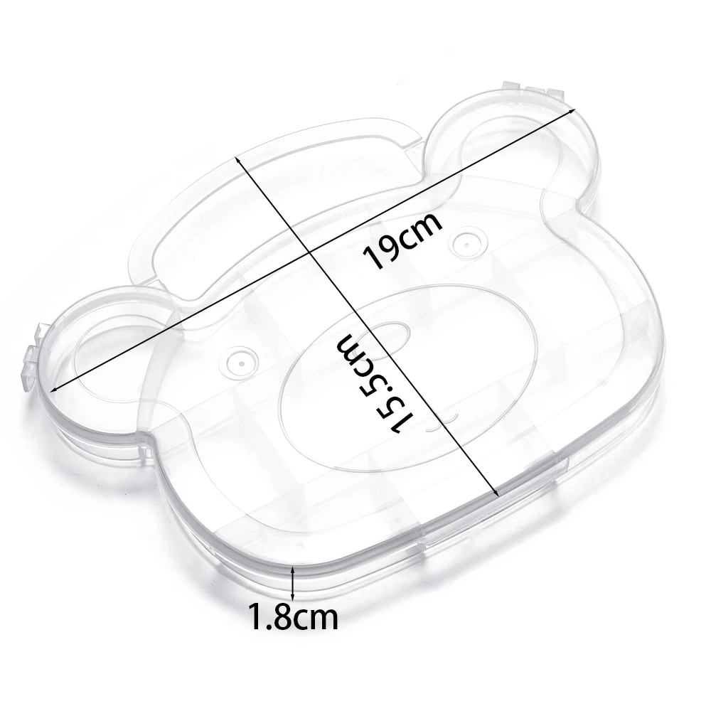Various Shapes Transparent Plastic Storage Box Organizer Jewelry Container for Beads Art DIY Crafts Sewing Jewelry Supplies
