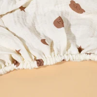 Draps de berceau pour bébé, 1 pièce, pour garçons et filles, drap-housse pour berceau Standard et matelas pour tout-petits, drap de bébé en microfibre Super douce 5