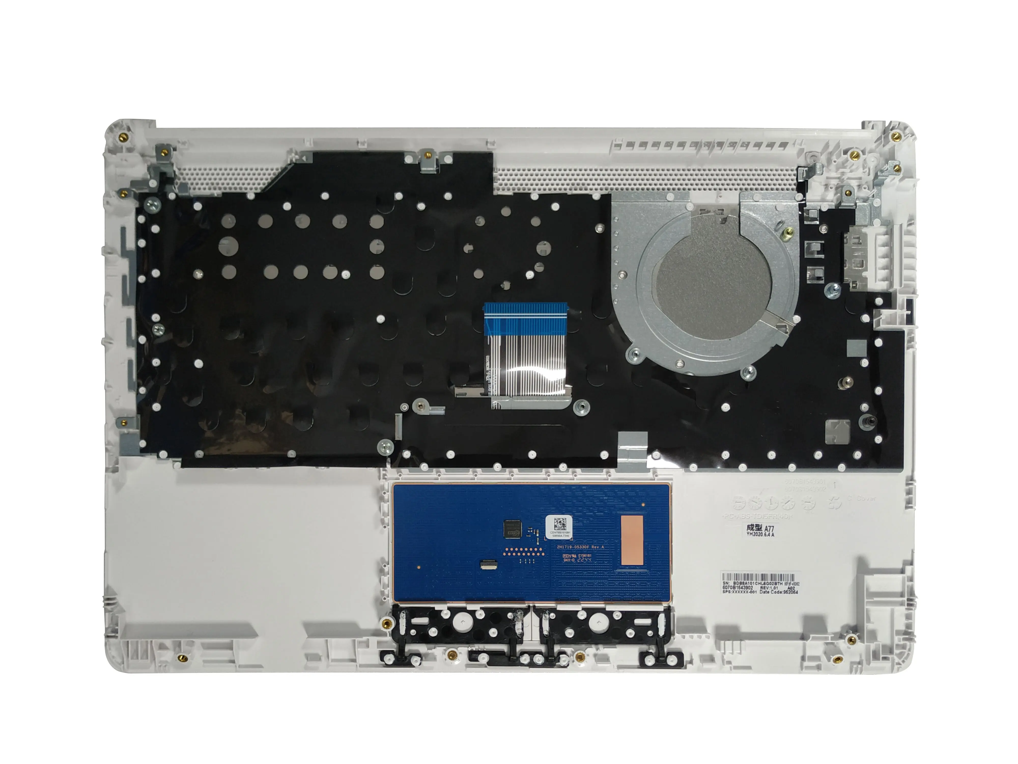 Capa Superior com Touchpad Teclado Espanhol e Latino hp 14-cm 14-ck 14-dg Tpn-i131 240 g7 245 g7 br la Novo - Imagem 6