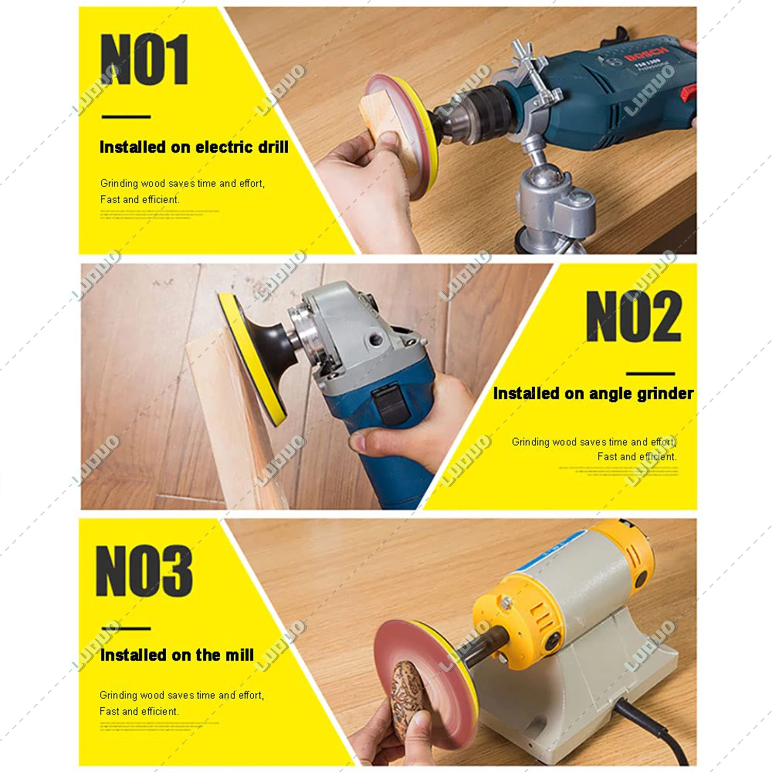 400 To 5000 Grit For Angle Grinder & Drill Sanding Kit For Drill - View #7