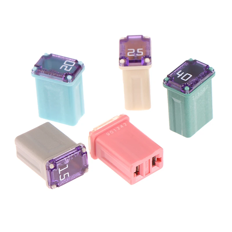 

Mini Square Fuse 15A 20A 25A 30A 40A PEC Automotive Car Fuse Tube Waterproof Fuse Box For Socket