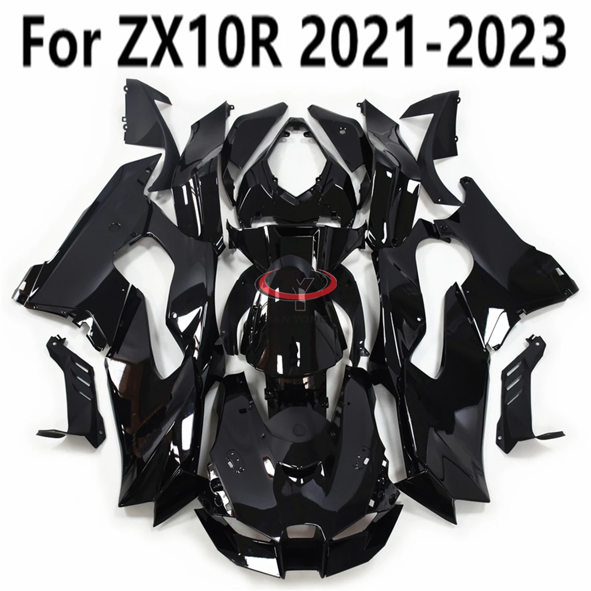 

Bodywork Cowling Injection Customize For ZX10RR ZX10R ZX 10R 2021-2022-2023 All bright black Motorcycle Full Fairing Kit